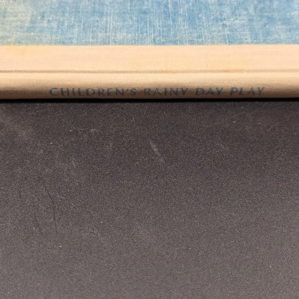 Children's Rainy Day Play June Sumner Birdsong 1953 Activities Guide